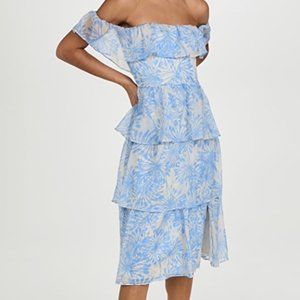 Amanda Uprichard Venezia Midi Dress - image 1